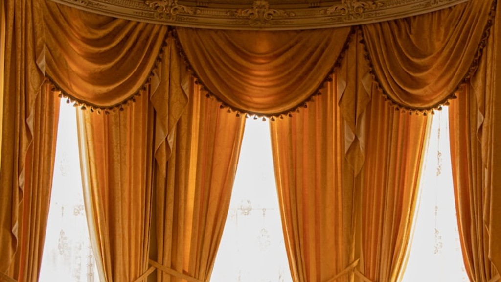 How long should curtains hang below window sill?